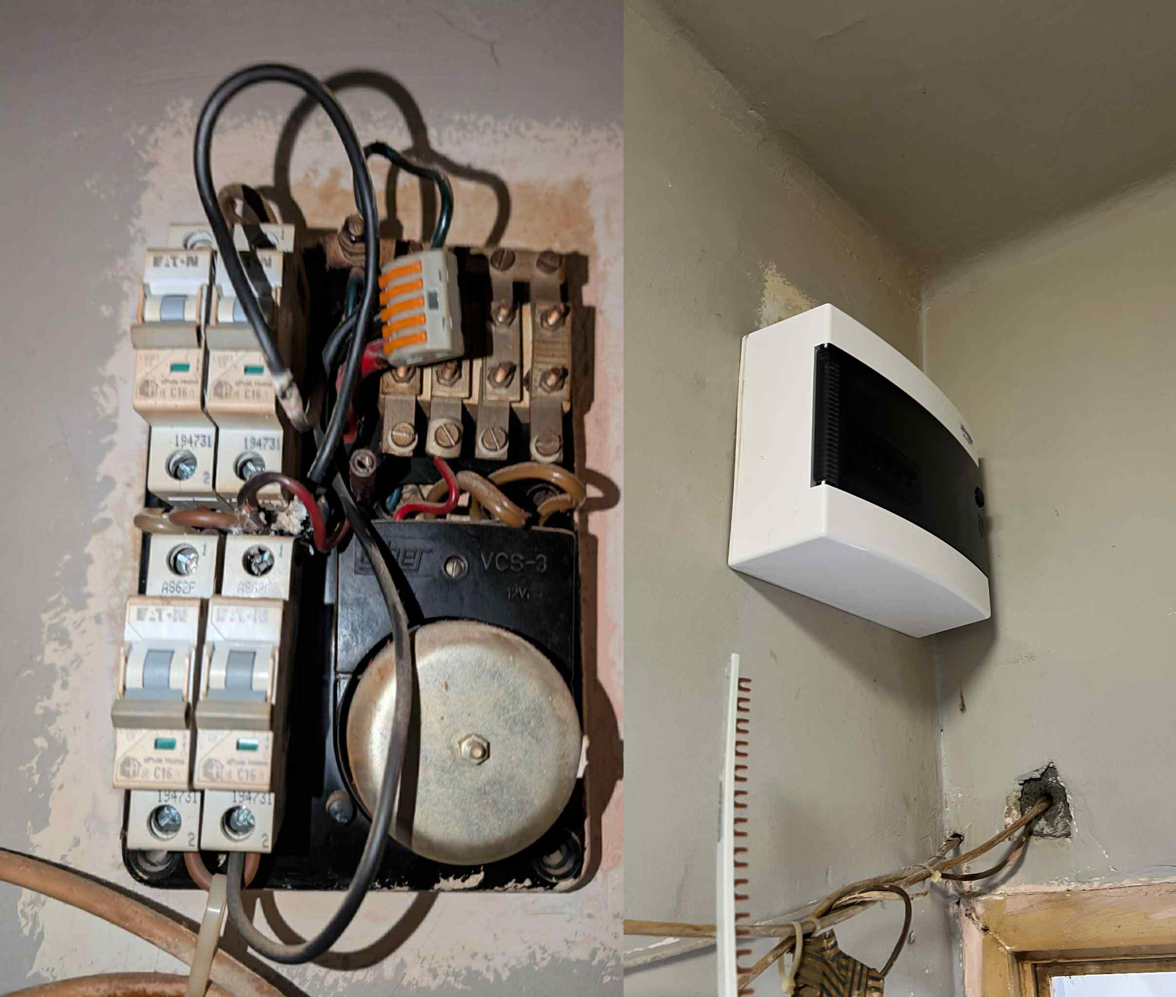 Lakótelepi kapcsolószekrény csere - 1. kép